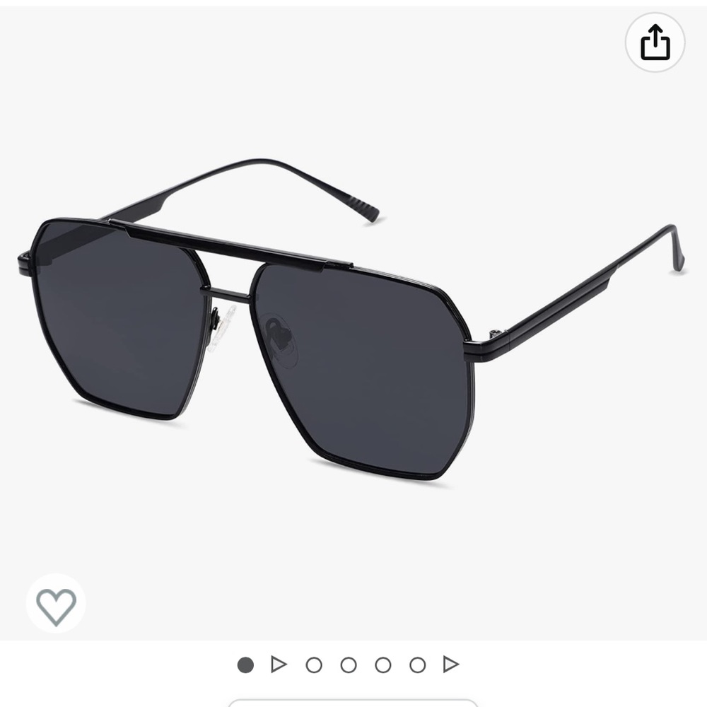 Unisex Retro Square Sunglasses